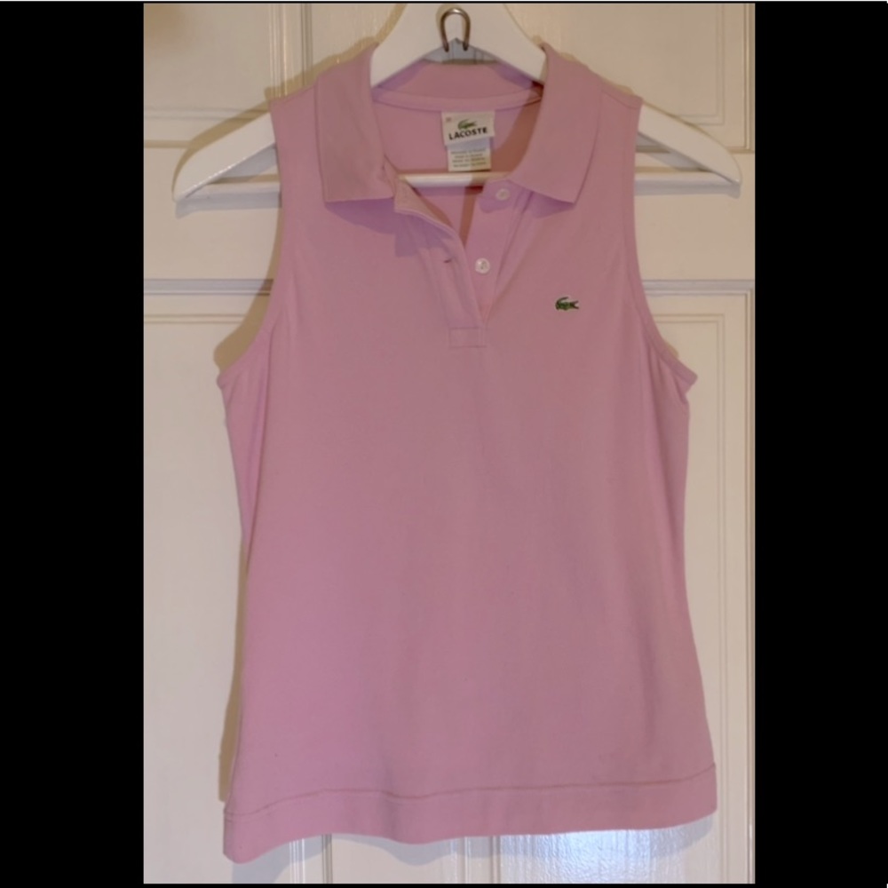 Light pink Lacoste tennis tank…never worn!